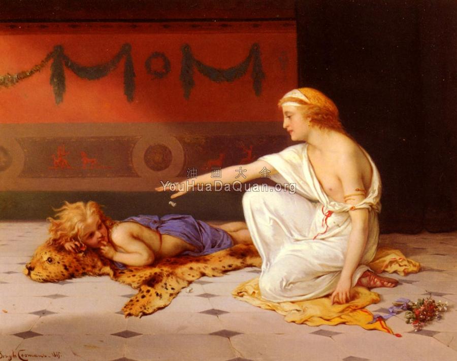 An Afternoons Amusement - 皮埃尔·约瑟夫·奥利弗·科曼斯